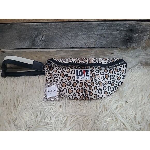 BRIGHTON Wild Cat Belt Bag Fanny Pack NWT - Picture 1 of 7